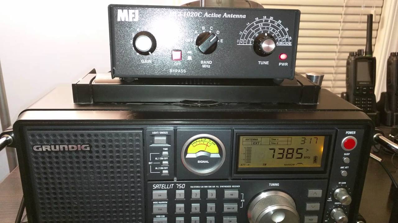 MFJ 1020c Active Indoor Antenna - Strong Reception