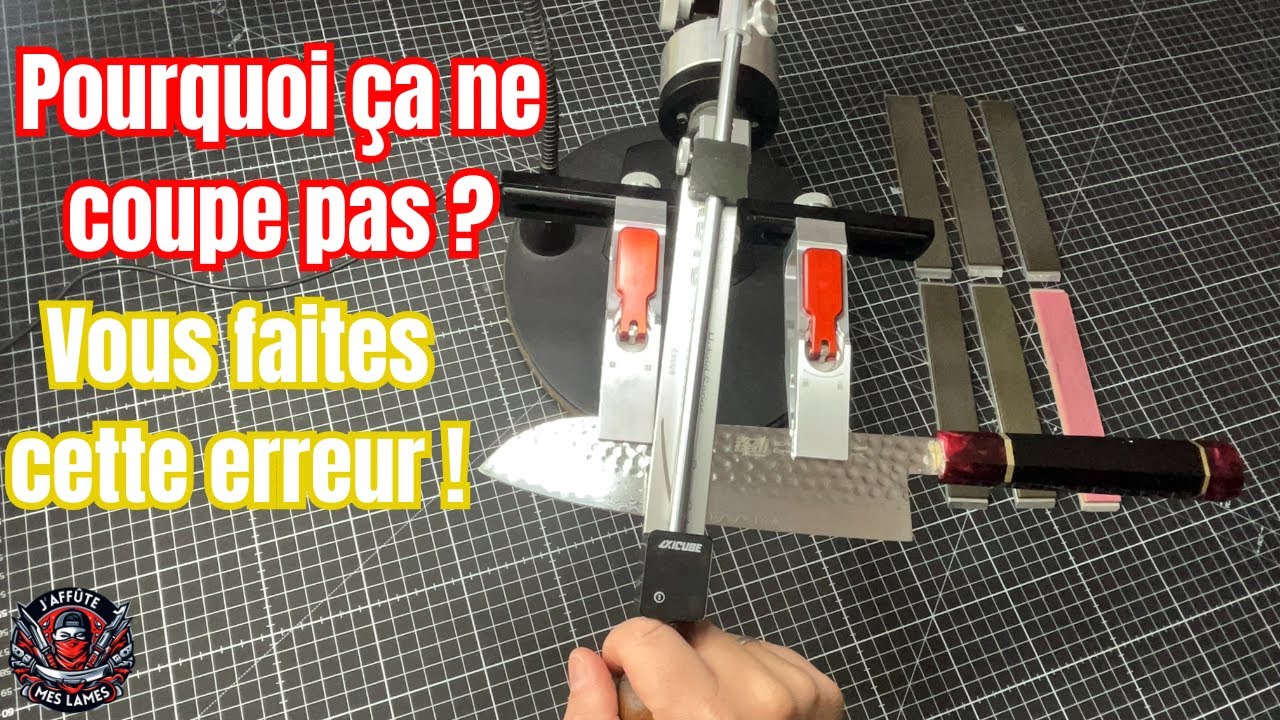 Comment affûter un couteau : l’erreur à éviter pour obtenir un tranchant rasoir