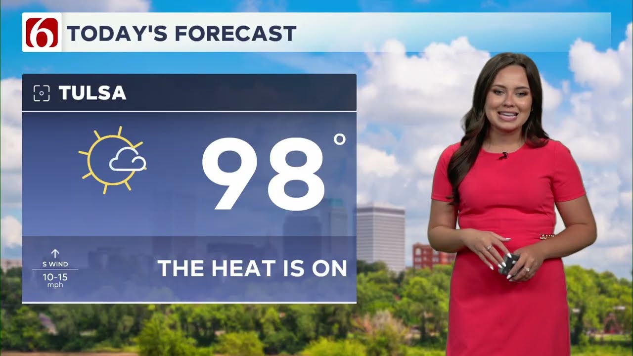 Temperatures Rise in Northeast Oklahoma | Chloe Arroyo Afternoon Forecast | August 15, 2025