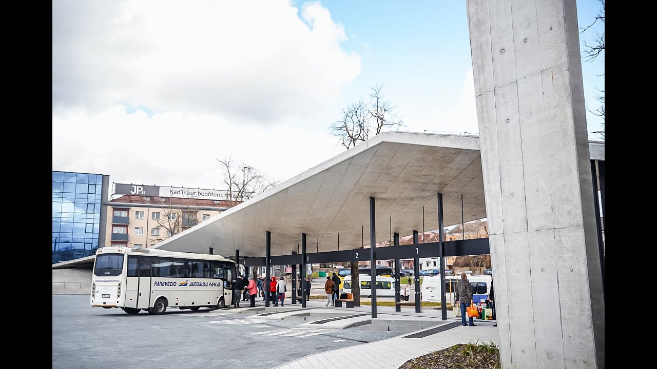 Panevėžyje atidaryta naujoji autobusų stotis
