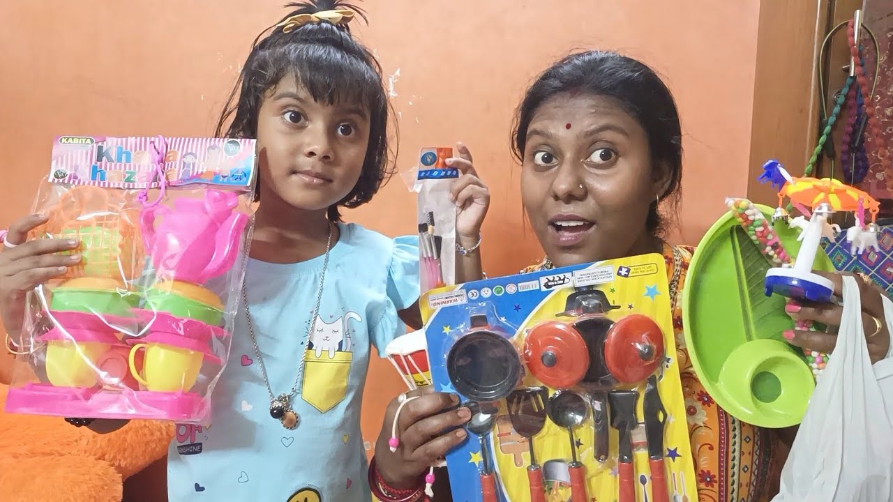 Dona r New Toy Collection/ মামাই ডোনা কে অনেক খেলনা কিনে দিলো