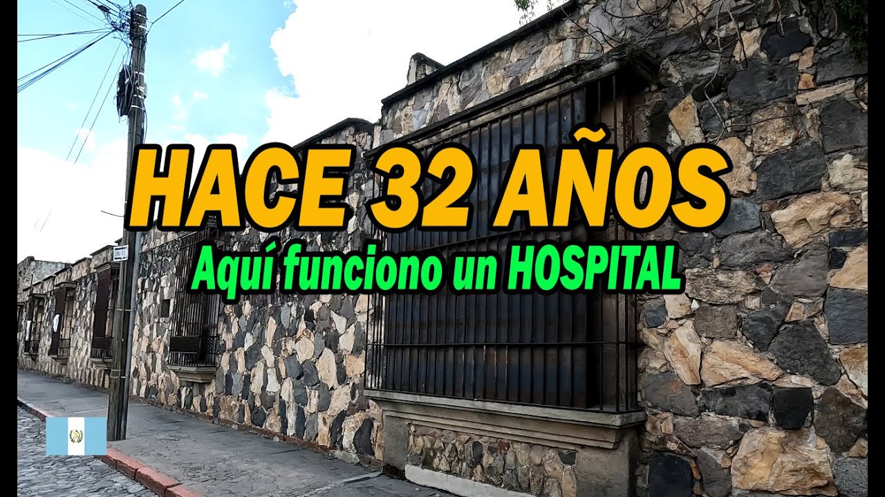 RUINAS DE UN HOSPITAL EN LA ANTIGUA GUATEMALA