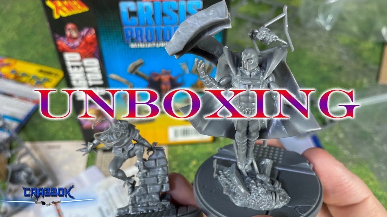 Magneto and Toad Unboxing - Marvel Crisis Protocol