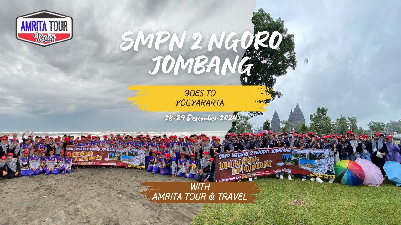 DOKUMENTASI SMPN 2 NGORO JOMBANG GOES TO YOGYAKARTA BERSAMA AMRITA TOUR