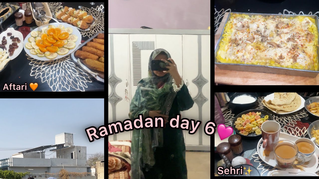 Ramadan day 6 🌺 | my simply day routine vlog🤍| akely aftari ki🥹 | kanwal ny banaya mazedar lasagna🍲