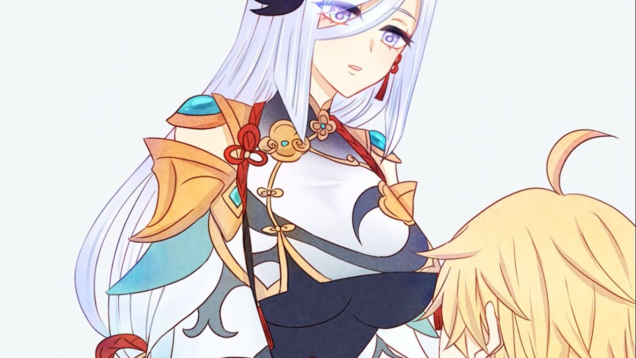Shenhe quiere al hijo de Aether - Aether x Shenhe - Comic sub español