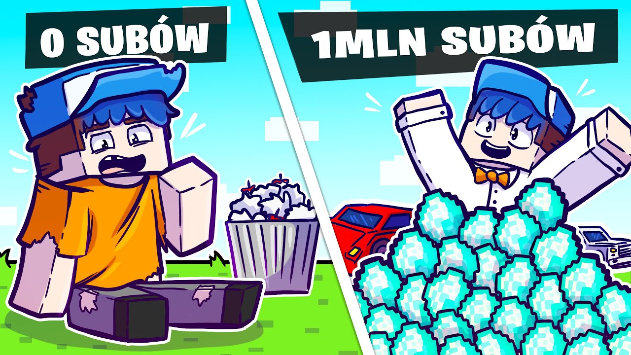 OD 0 DO SUPER STREAMERA w MINECRAFT STREAMER SIMULATOR