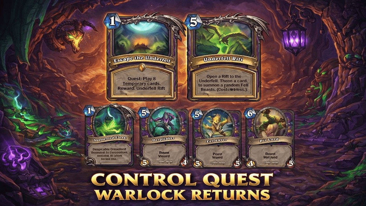 Чернокнижник с контрольным заданием ВОЗВРАЩАЕТСЯ! - Hearthstone: Путешествие во времени