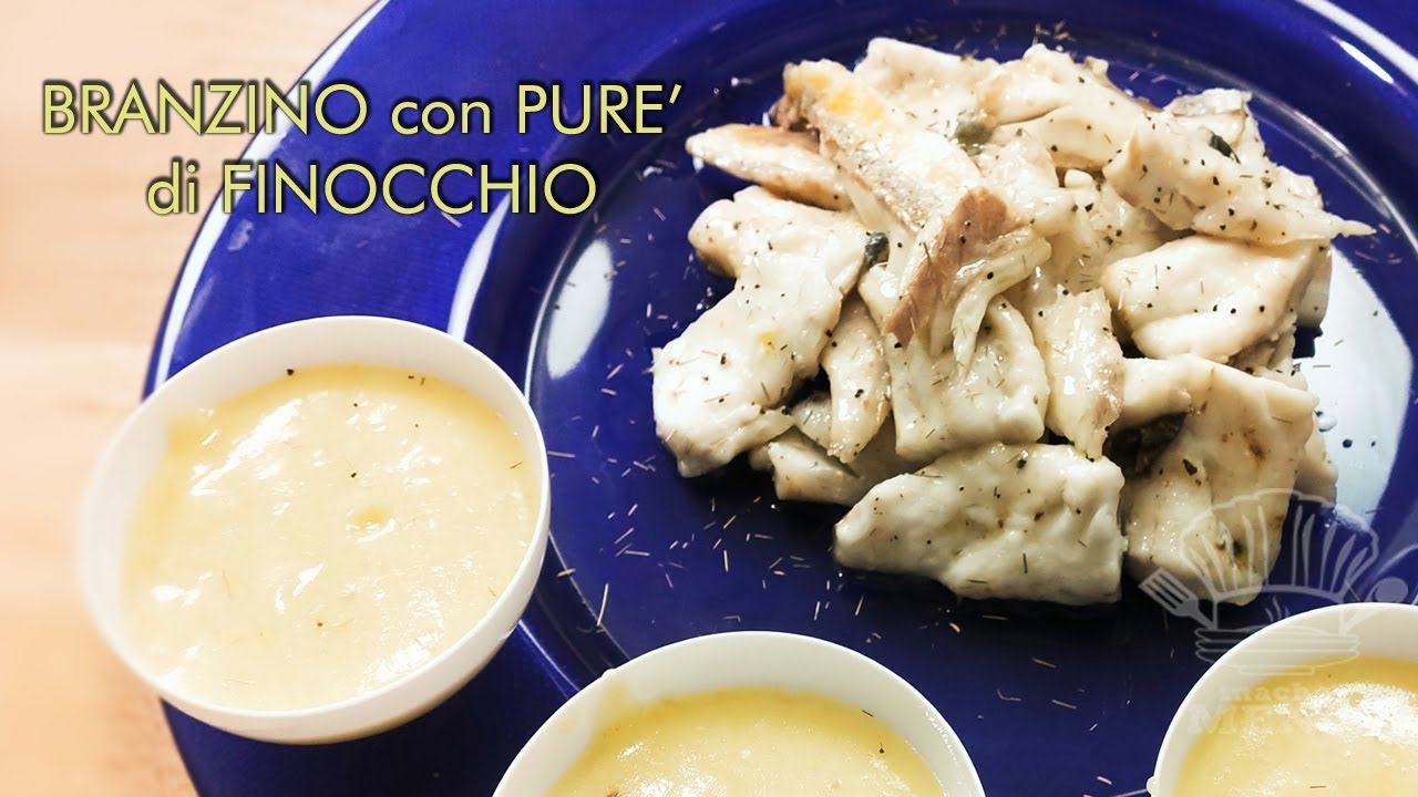 BRANZINO con PURE' di FINOCCHIO