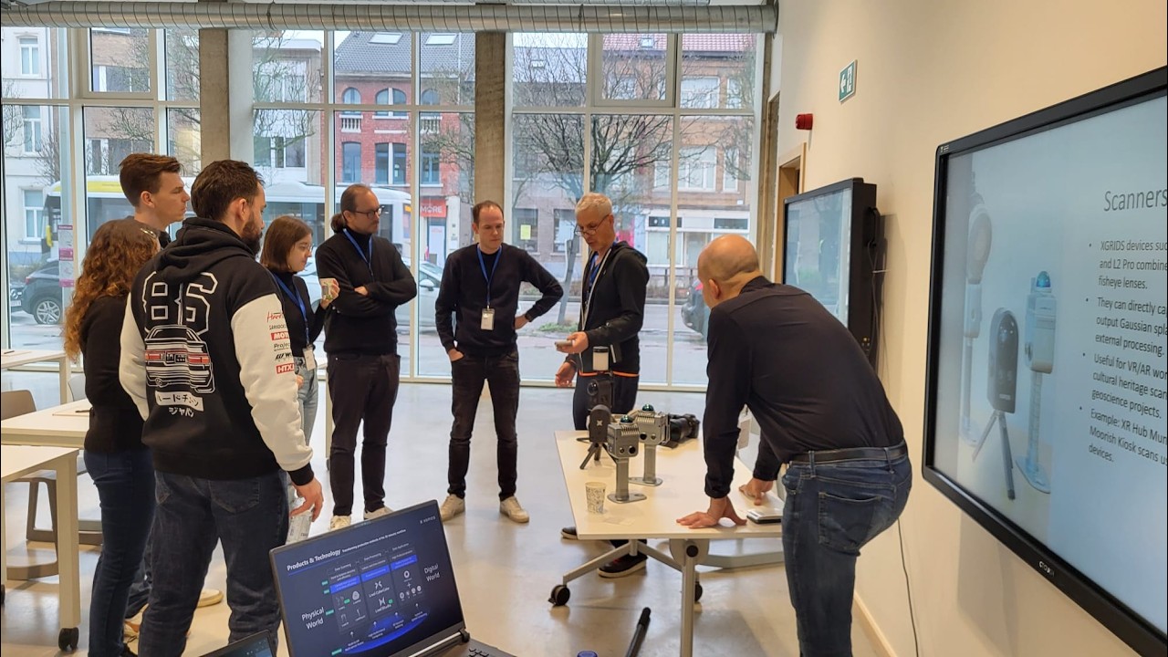 XGRIDS workshop met GEODEET over 3D Gaussian Splatting 02-2026