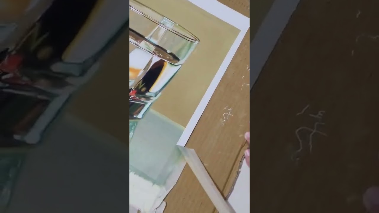 Drawing Glass| Water | Goldfish | Realistic | DrawZeal