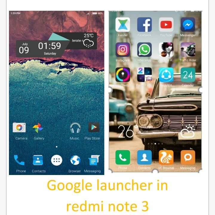How to change default launcher on redmi note 3