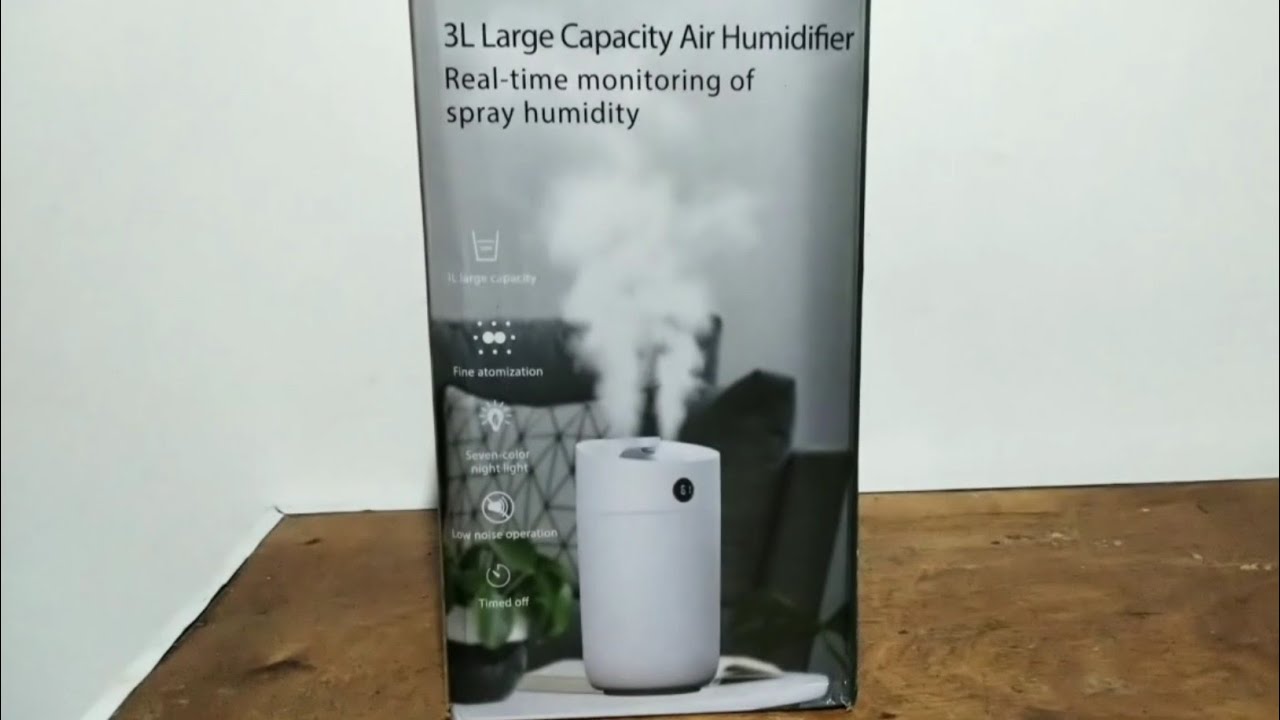 Unboxing 3L capacity Air humidifier from Shopee | Testing