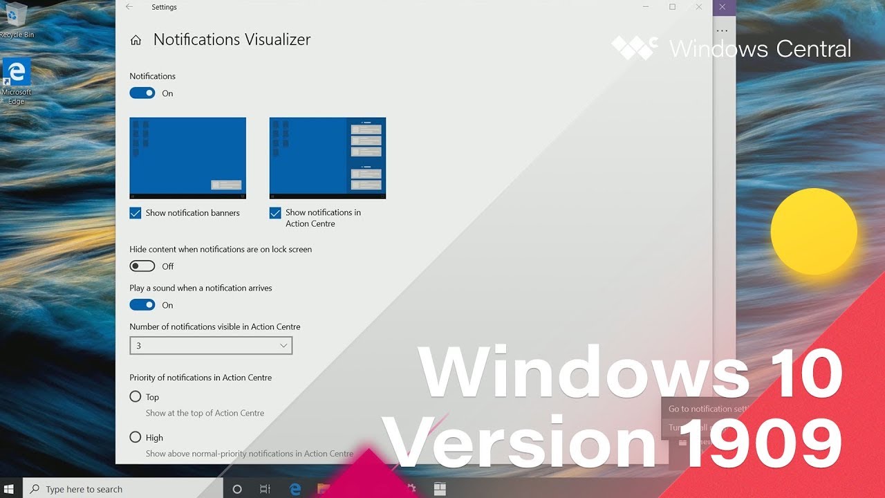 Обновление Windows 10 за ноябрь 2019 года &mdash; официальная демонстрация релиза (версия 1909)