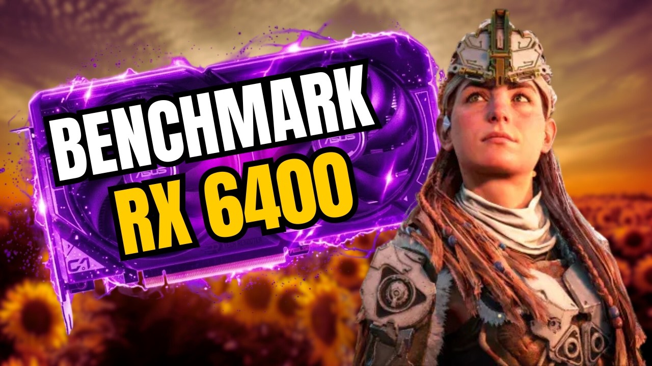 Com CONFIGURAR o HORIZON FORBIDDEN WEST em PC FRACO! GTX 1650, RX 6500 XT, RX 6400, GTX 1050 Ti
