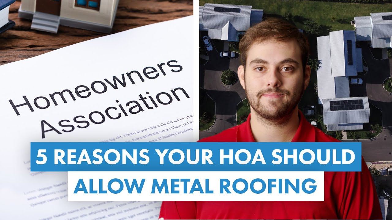 HOAs & Metal Roofing: 5 Reasons Your HOA Should Allow Metal Roofs