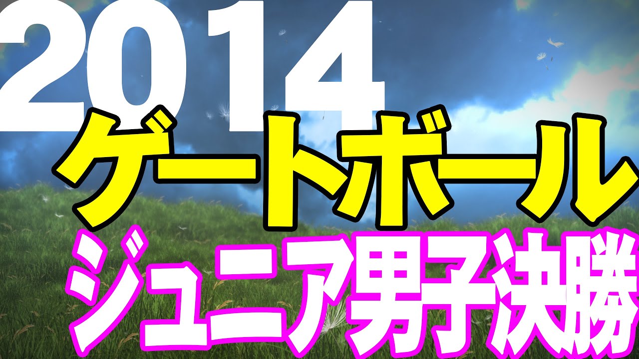 2014 第19回全国ジュニアゲートボール大会  男子１部 決勝トーナメント決勝