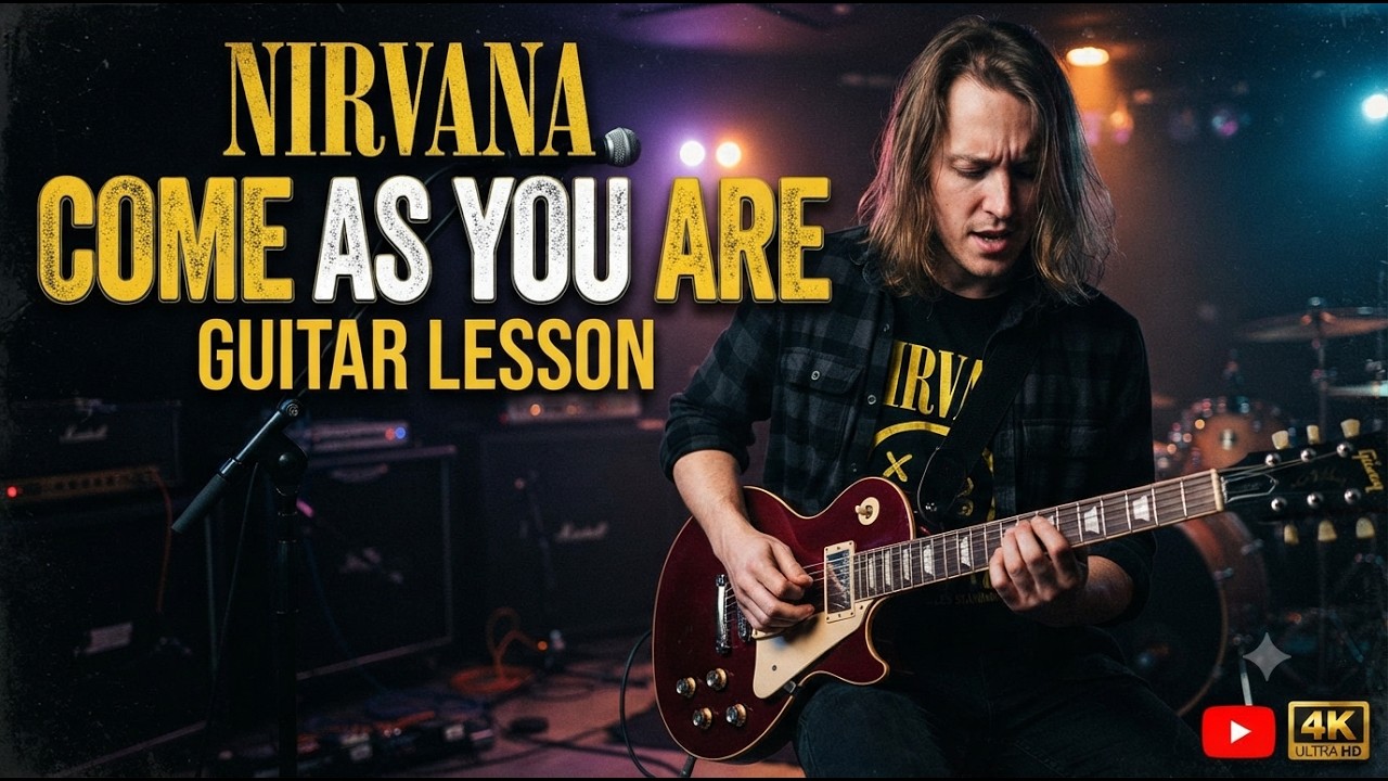 Come As You Are - Nirvana - EASY Guitar Lesson