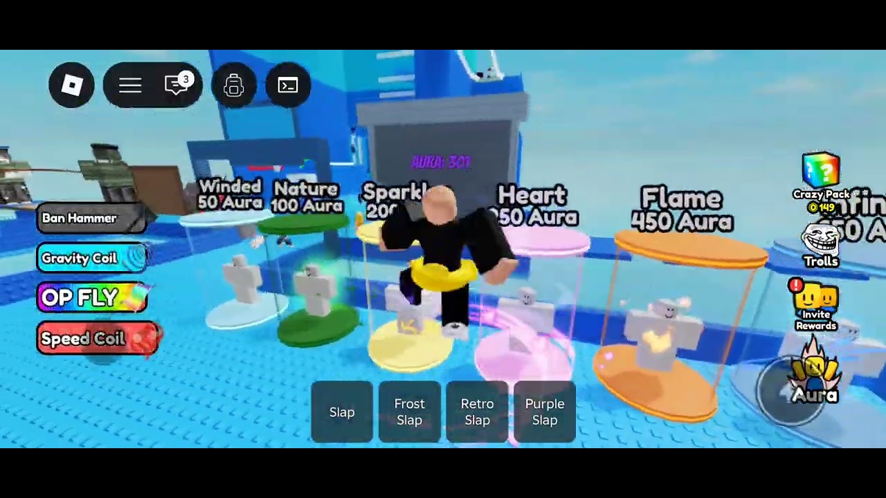 I play aura tower and i have 300 aura!