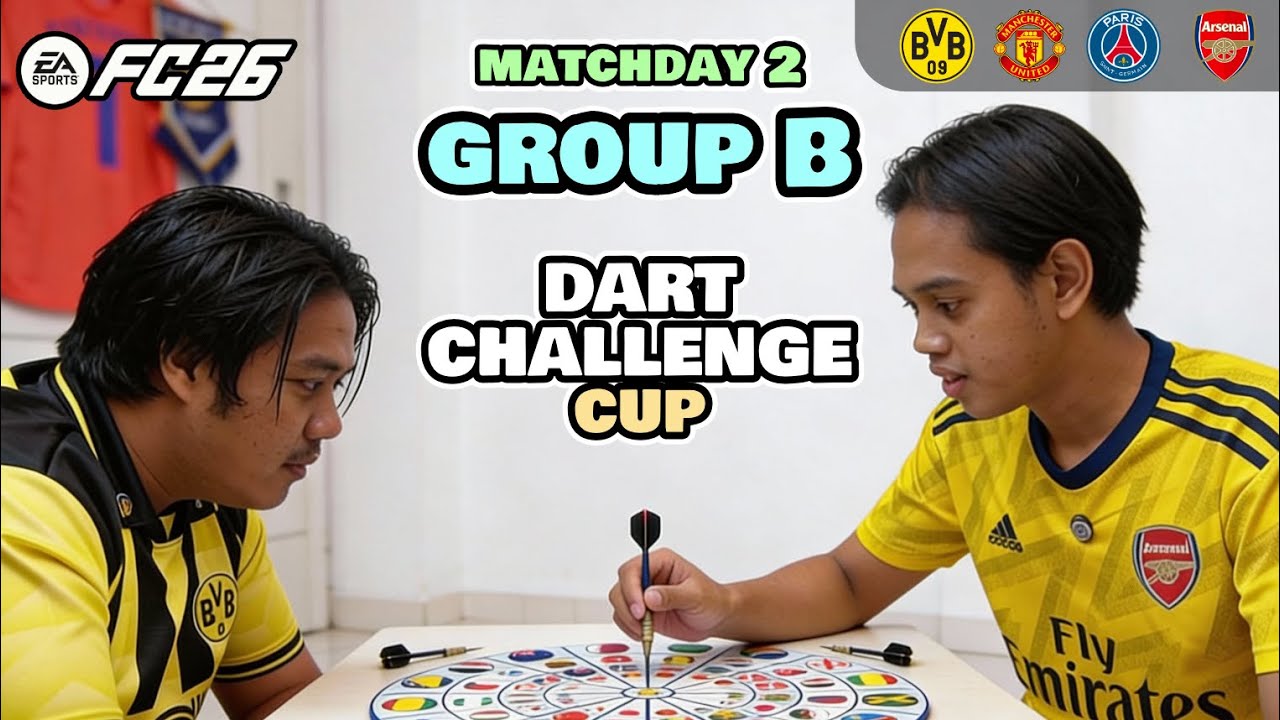 DART CHALLENGE CUP - MATCHDAY 2 GROUP B 