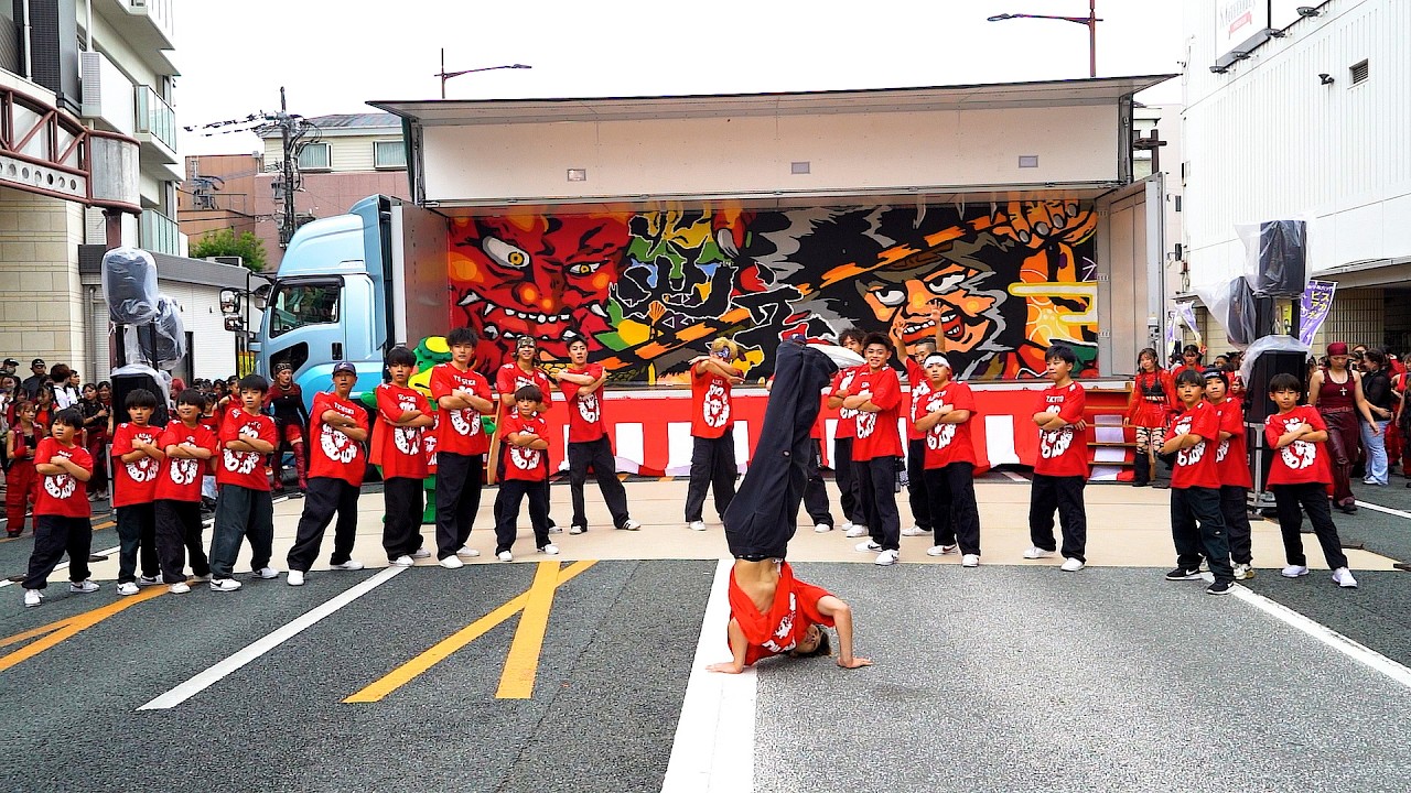 スタジオMJ with 九州男児新鮮組 第54回水の祭典 久留米まつり 六ツ門南会場