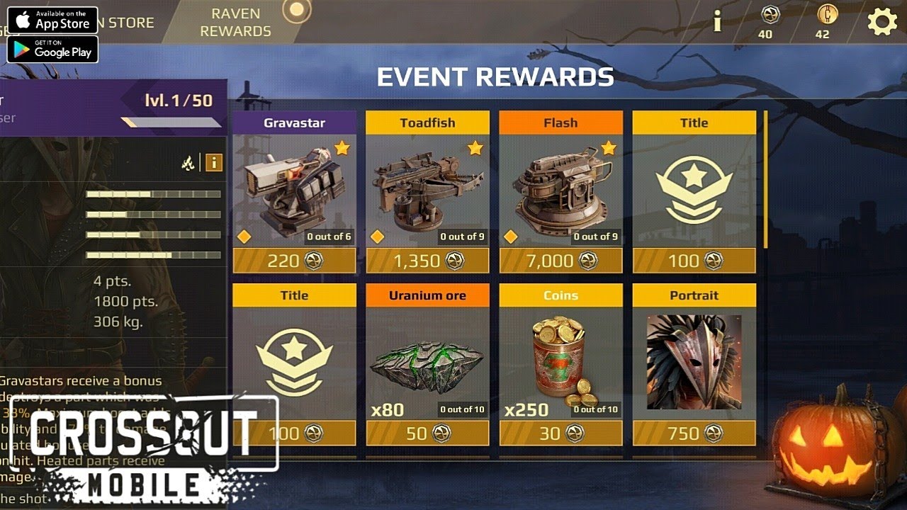 Crossout Mobile | RAVEN EVENT Gameplay