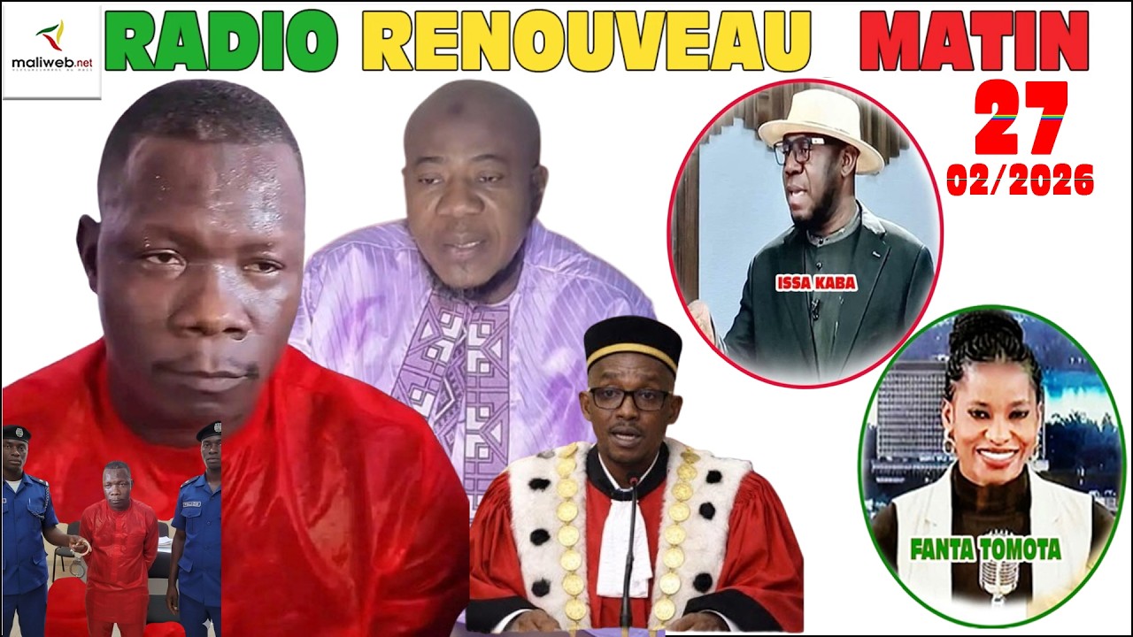 LE MATINAL DE LA RADIO RENOUVEAU FM du 27 Février 2026