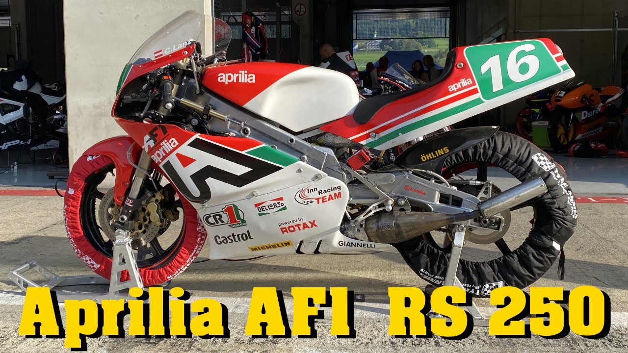 Aprilia AF1 RS 250 Warm Up Sound [4k]