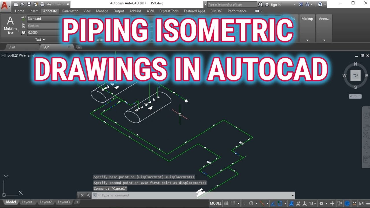 AUTOCAD Isometric Piping Designs | Piping Isometric Drawings of High Speed Diesel | Piping Basics