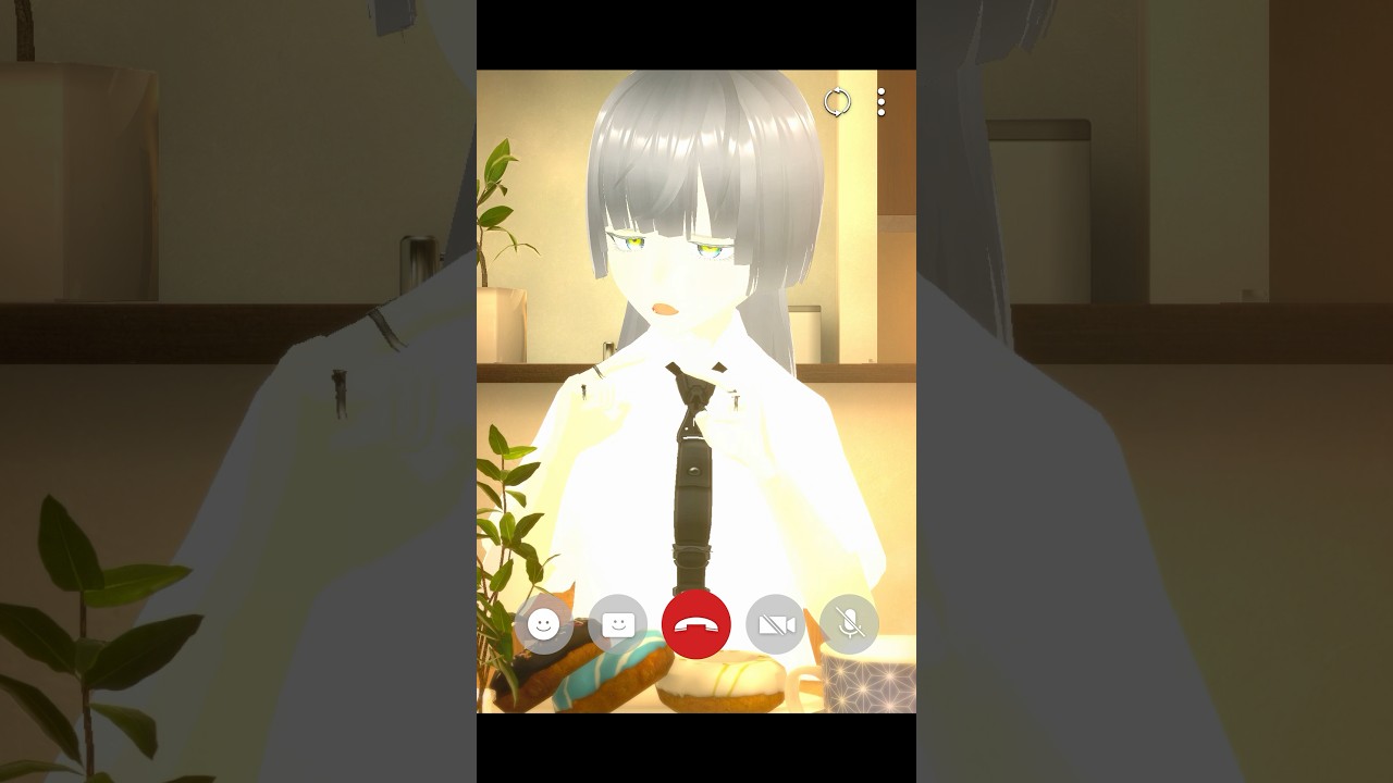 【ビデオ通話】蒼焚から？どうしたのかな？📳#vroid #vtuber #varkshorts