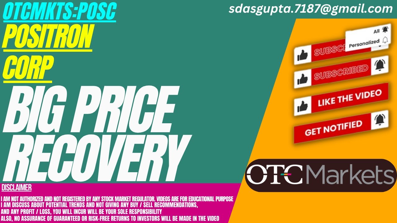 BIG PRICE RECOVERY : POSC STOCK ANALYSIS | POSITRON CORP STOCK