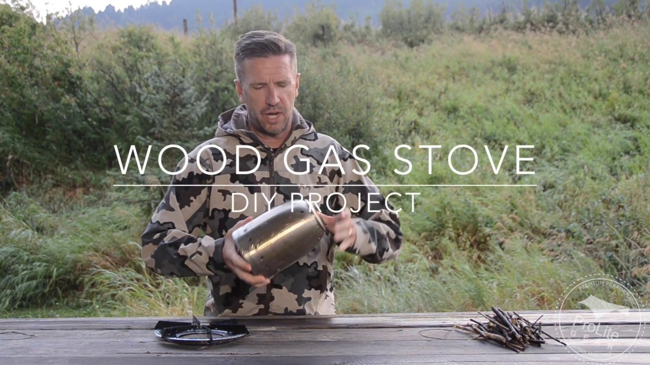 Wood Gas Stove from Coffee Carafe