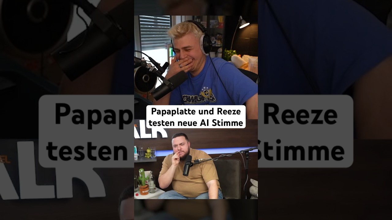 Papaplatte und Reeze testen neue AI Stimme im Edeltalk #papaplatte #papaplatteclips #reeze #edeltalk