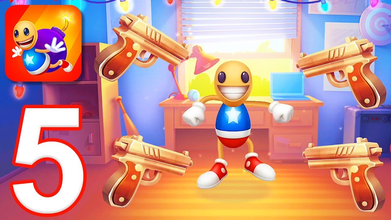 Kick the Buddy: Forever &mdash; прохождение игры, часть 5 &mdash; всё огнестрельное оружие (iOS)