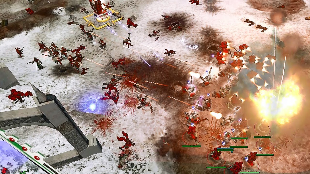 Dawn of War - Soulstorm | Eldar vs. Space Marines BO3 [USSRxAZ vs. Mixalich]