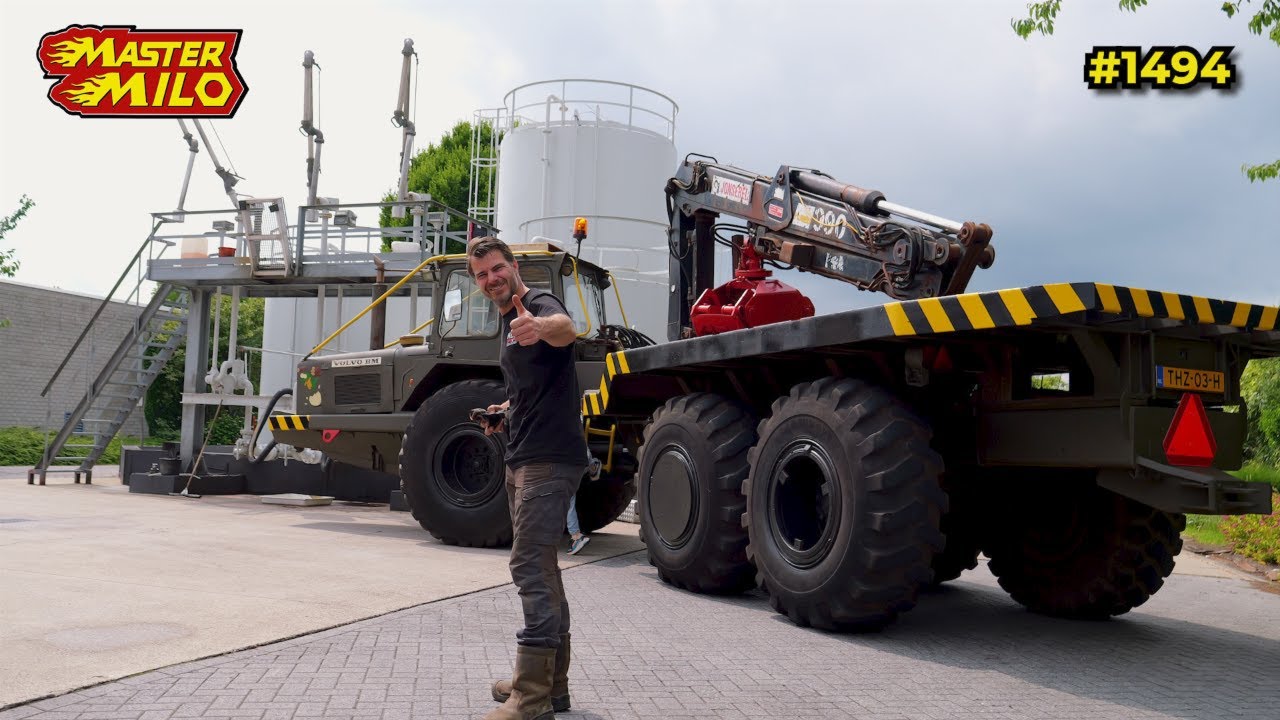 Rode Diesel halen met de Volvo BM 860 TC! #1494