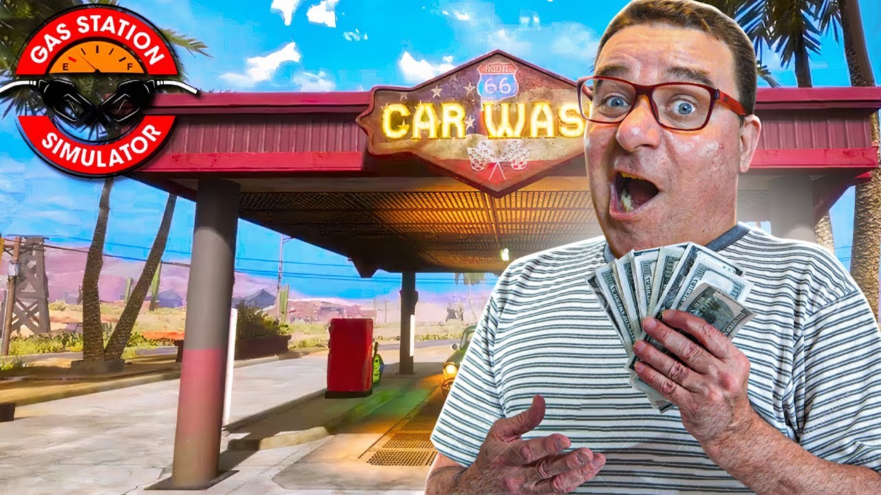 GAS STATION SIMULATOR #30 | GASTEI 12.000$ NO LAVA JATO