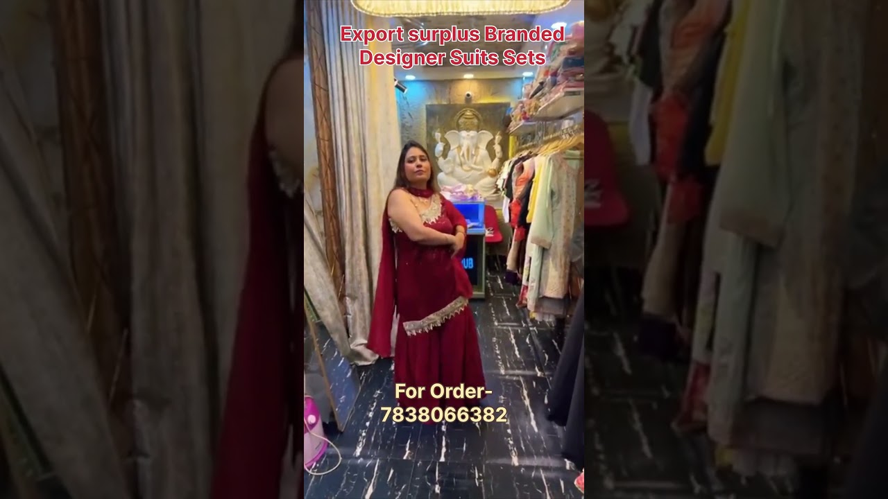 Branded Designer Cloths | Kurti Suits Set #exportsurplus #mastdelhi #dress #trending #shortsvideos