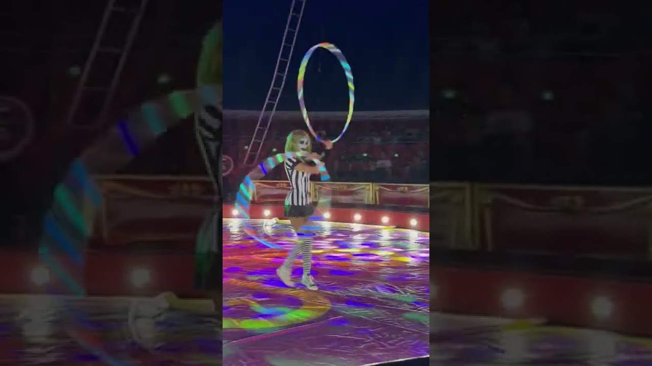 Julissa Zamudio hula hoops/ beetle juice performance