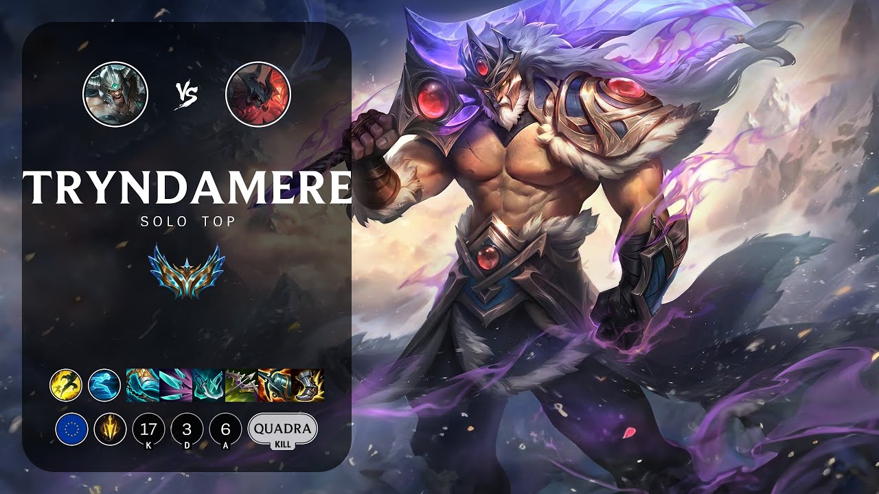 Tryndamere Top vs Aatrox - EUW Challenger Patch 14.5