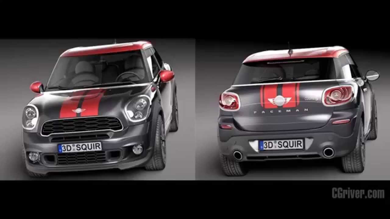 3D Model: Mini Paceman 2014 John Cooper Works - CGriver.com