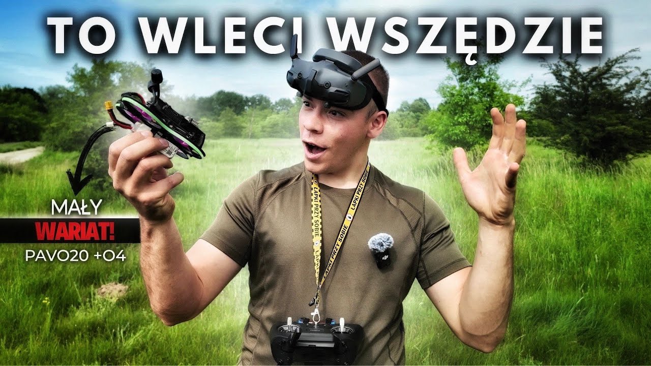 TEN DRON WLECI W KAŻDĄ DZIURĘ - PAVO 20