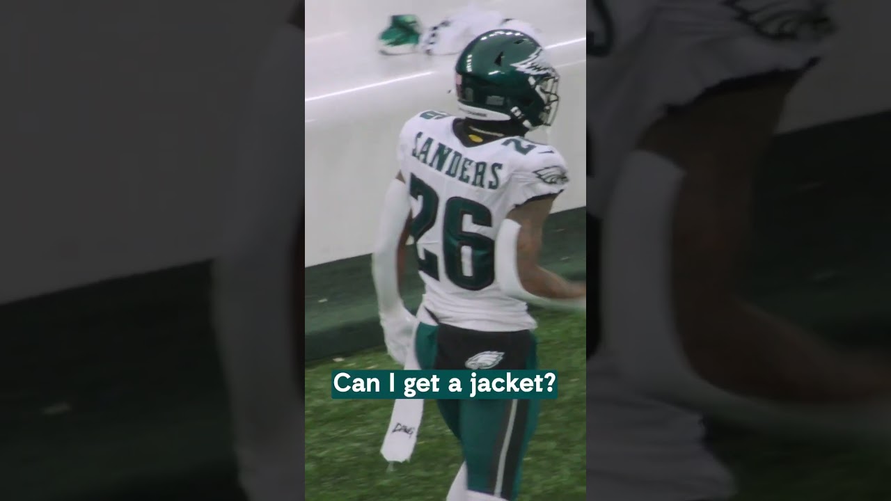 Miles Sanders Pokes Fun at DeVonta Smith While Mic'd Up 😂 #shorts