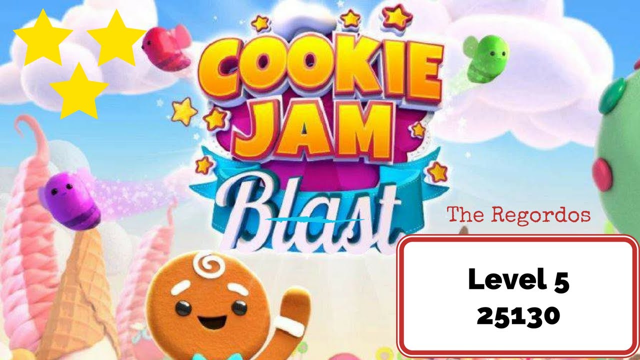 Cookie Jam Blast Level 5 25130 points