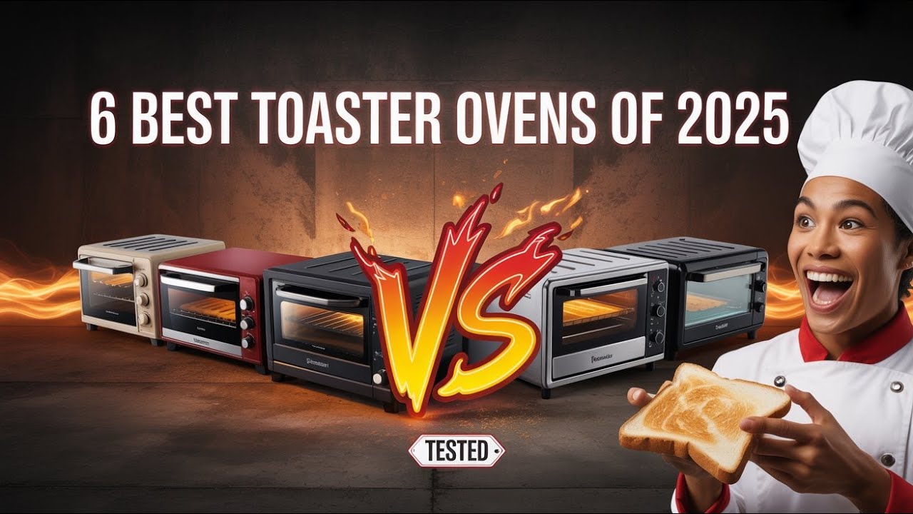 The 6 BEST Toaster Ovens of 2025 (TESTED Side-by-Side!)
