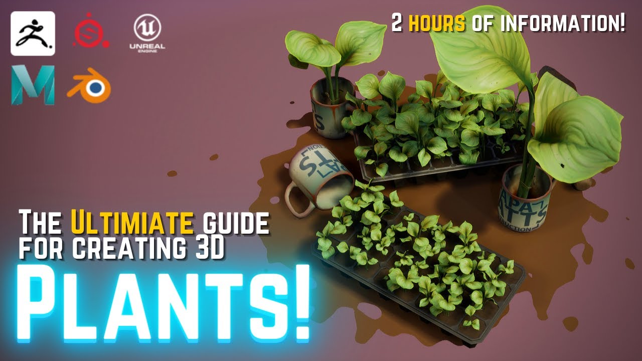 The ULTIMATE Guide for Creating Grass and Vegetation For Video Games 🌱