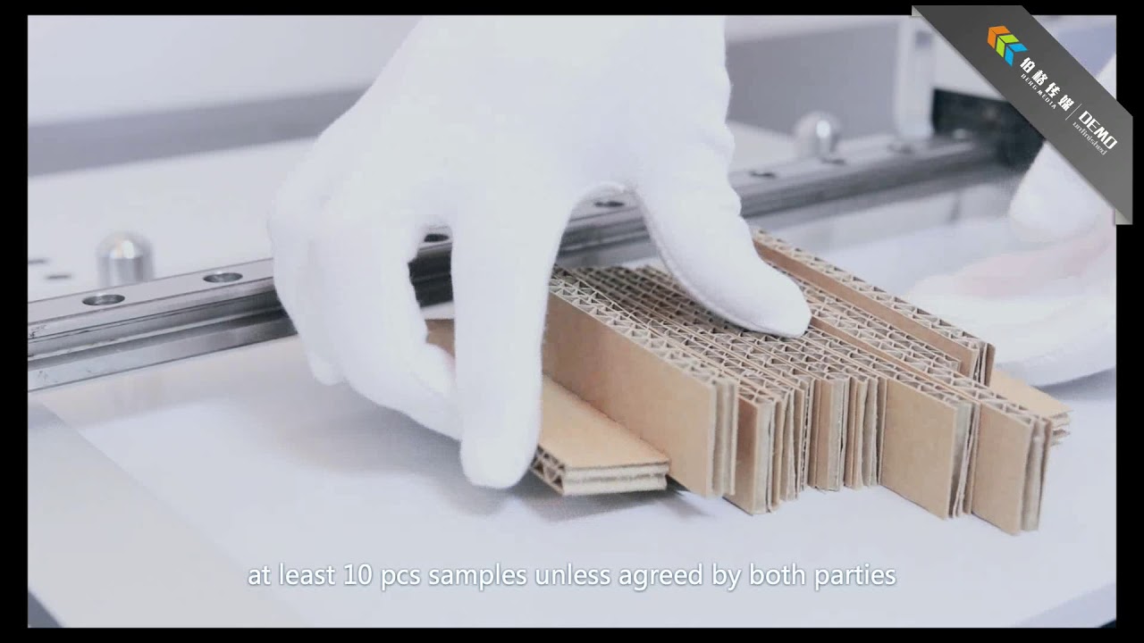 HD A513B (ECT) Edge Crush Tester - Crush testing Video