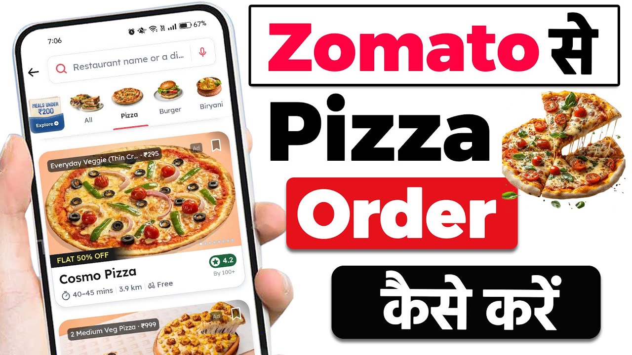 How to order Pizza from zomato | Pizza Order Kaise Kare | Zomato Se Order Kaise Karte hain