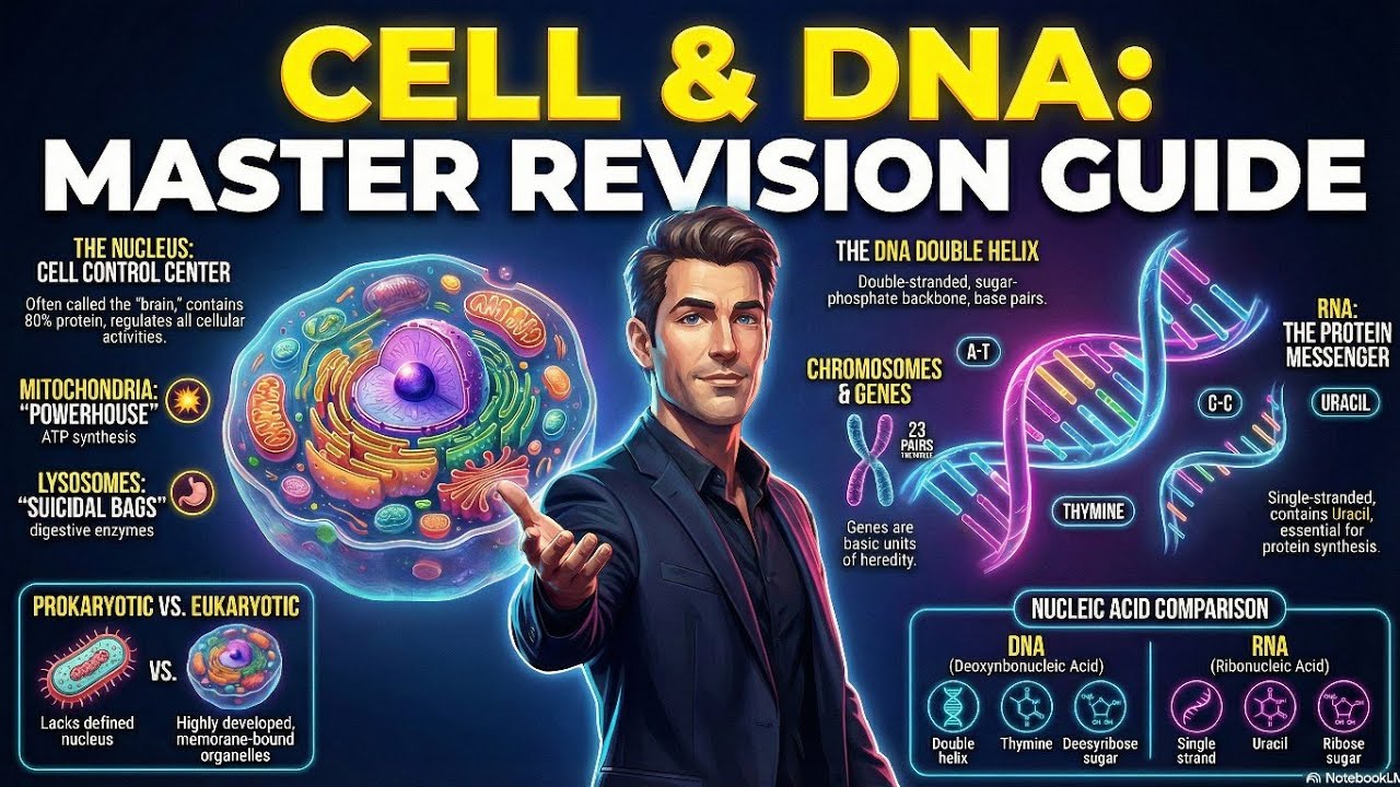 Cell & DNA Full Revision ⚡| One Shot Biology | Exam Preparation #biology #cell #dna 