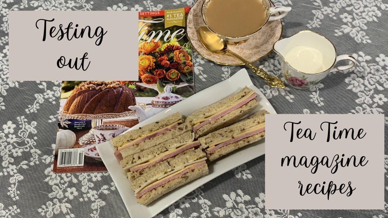 Чайные сэндвичи с ветчиной, сыром Гауда и грушей | Рецепт из журнала TeaTime